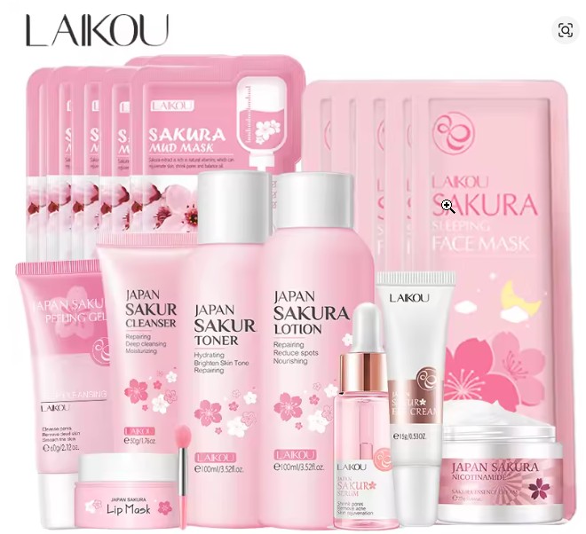 Sakura Skin Care Set